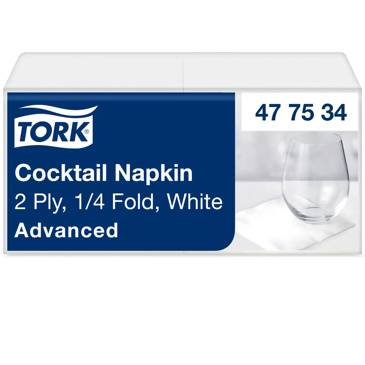 Tork Napkins Advanced Cocktail Napkins, 2-ply