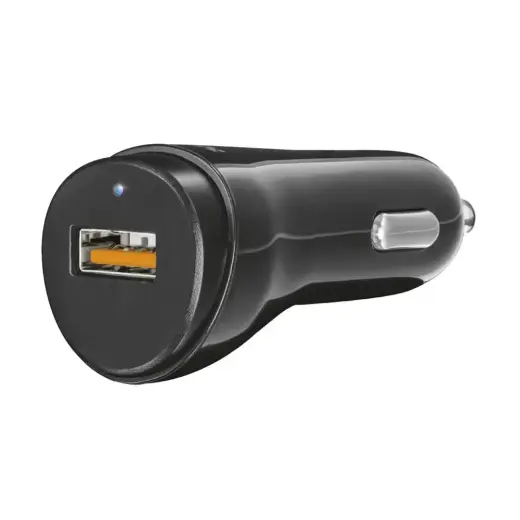 Trust automašīnas lādētājs | 18W | QC, USB-A | melns