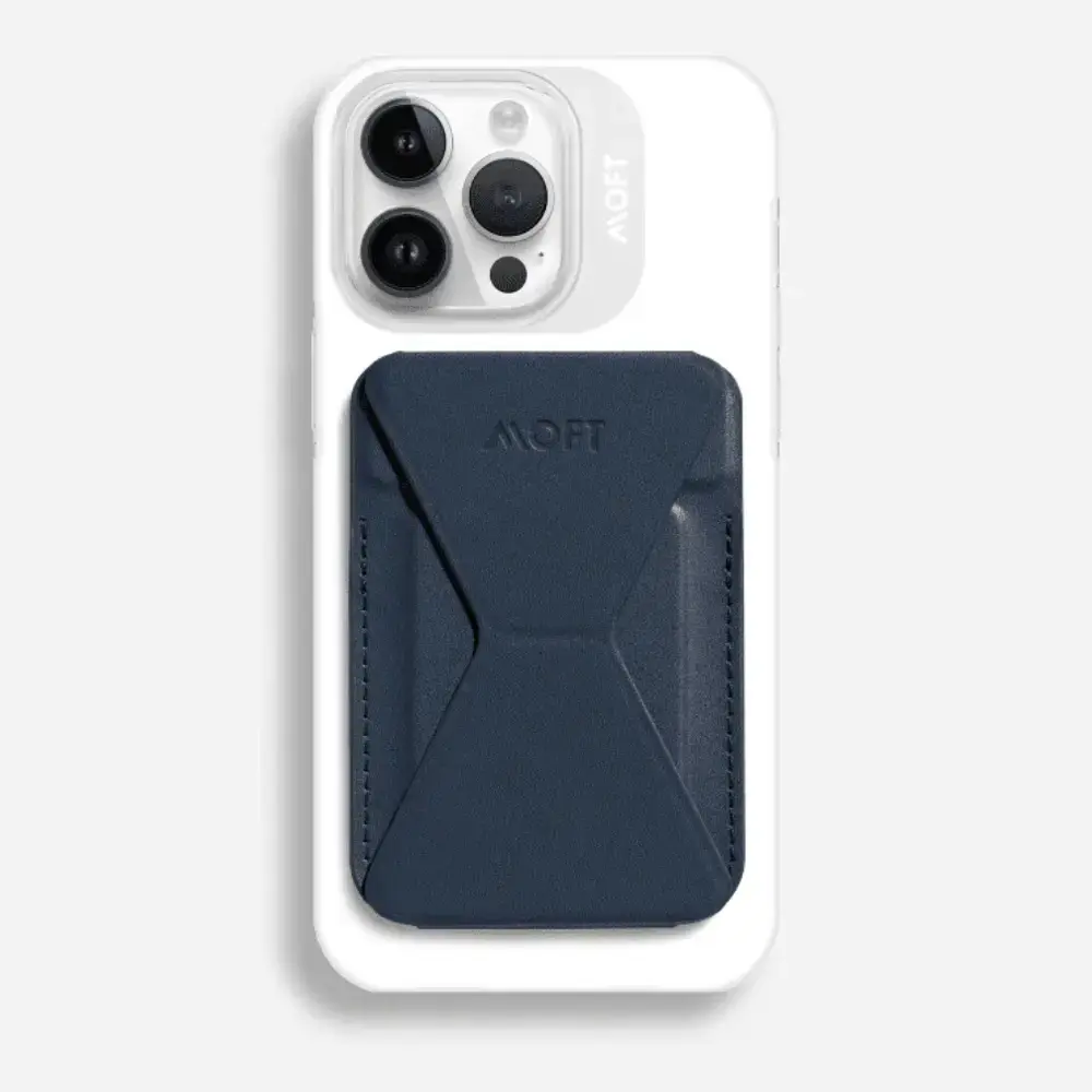 Moft X Mini Self-Adhesive Wallet and Phone Stand deep blue