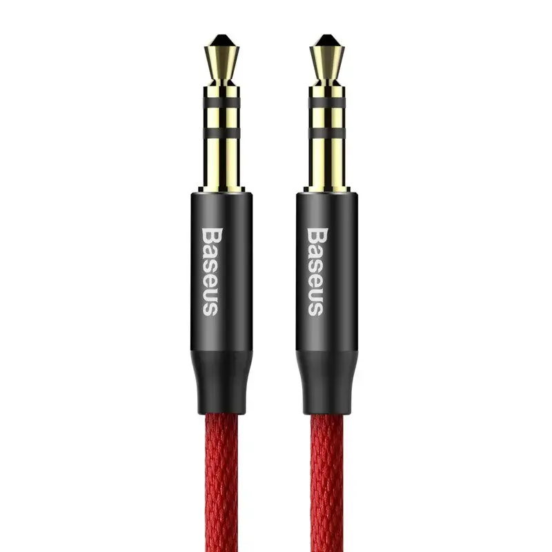 Baseus Yiven Premium AUX Cable 3.5 mm -> 3.5 mm 1.5 m Red