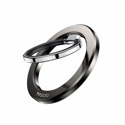 YESDIO C205 MAGNETIC UNIVERSAL HOLDER RING BLACK