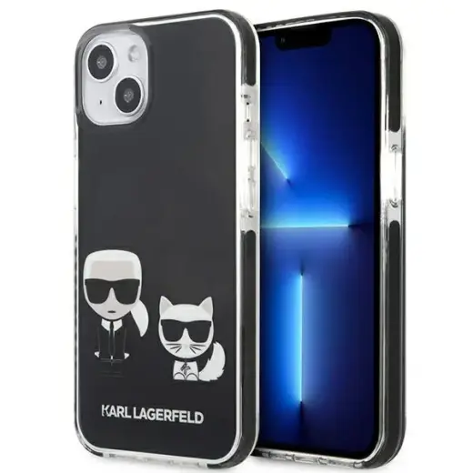 Karl Lagerfeld KLHCP13STPEKCK iPhone 13 mini 5,4" hardcase czarny|black Karl&Choupette