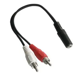 GOOBAY Vads 2xRCA 3.5mm 0