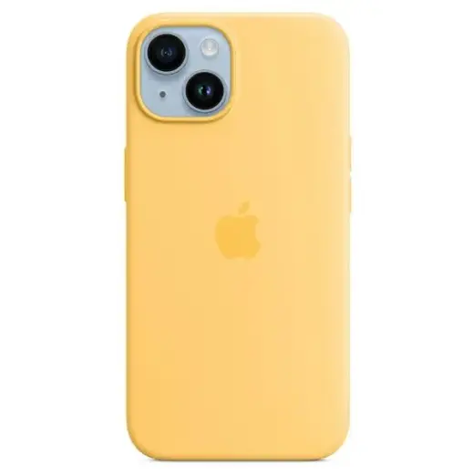 Etui Apple MPT23ZM|A iPhone 14 6,1" MagSafe żółty|sunglow Silicone Case