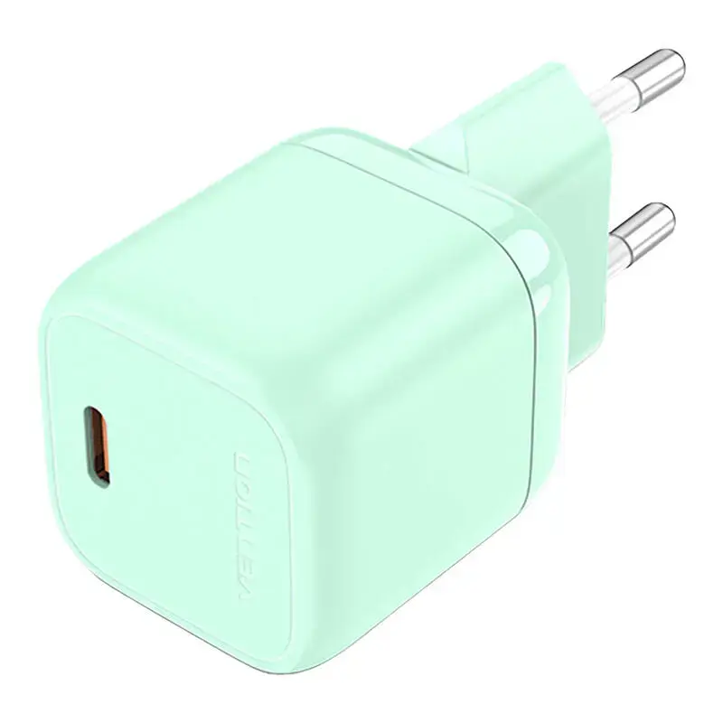 Vention FAKG0-EU travel charger | 30W | GaN | USB-C | green
