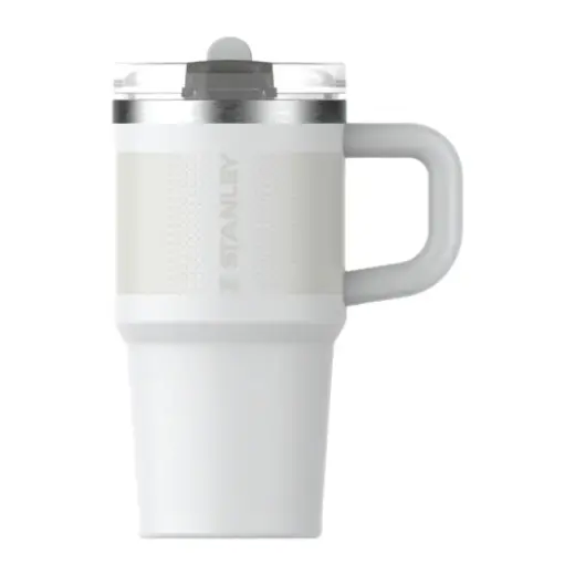 Thermo mug with straw The Quencher ProTour Flip Straw Tumbler 0.59L white