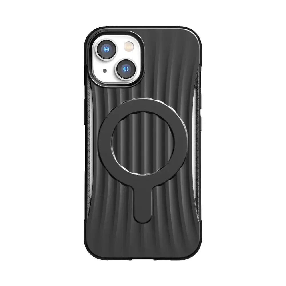 Raptic X-Doria Clutch phone case with MagSafe support for iPhone 14 Plus, black