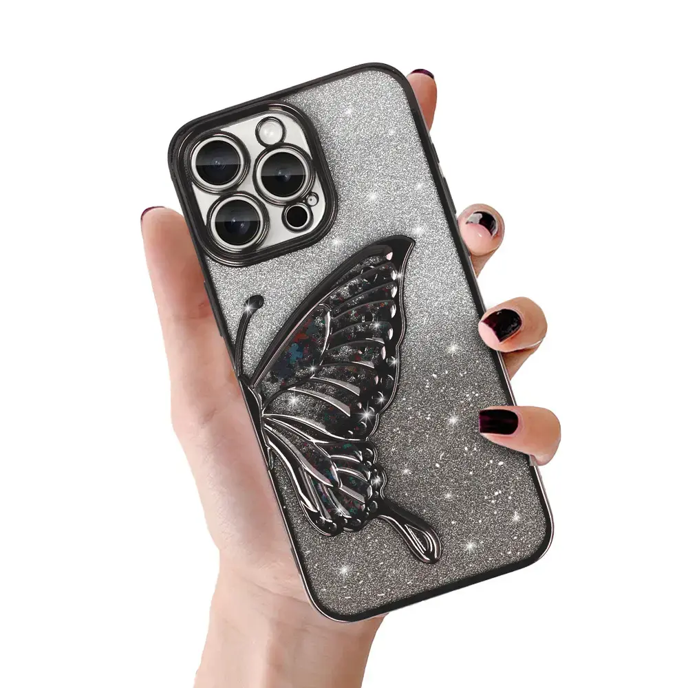 Tel Protect Butterfly Water Case for Iphone 14 black