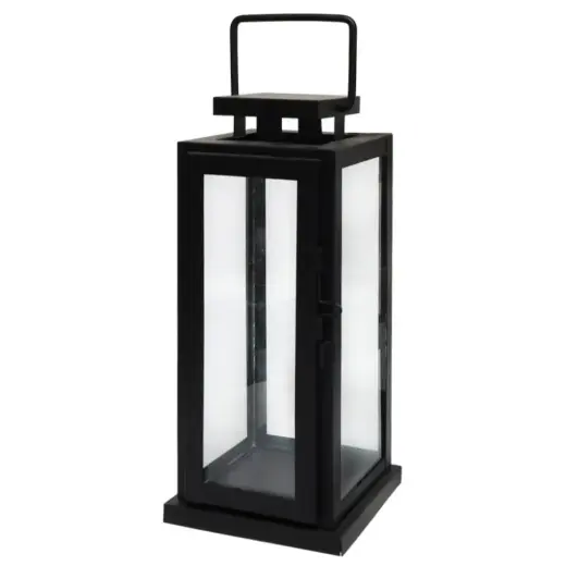 Laterna Tower 11x10x25cm, melna