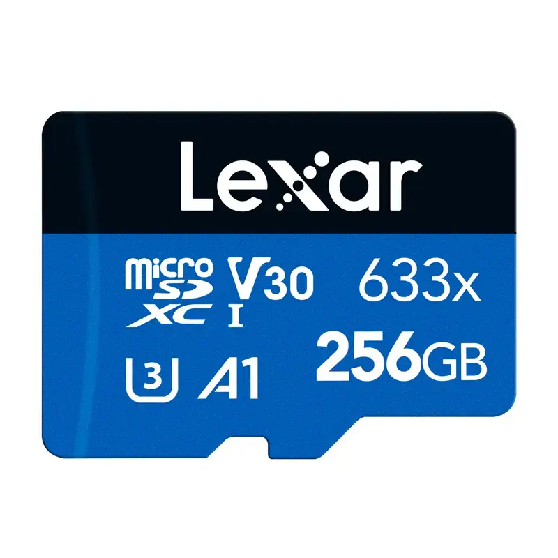 Lexar High-Performance 633x microSDXC 256GB memory card + SD adapter