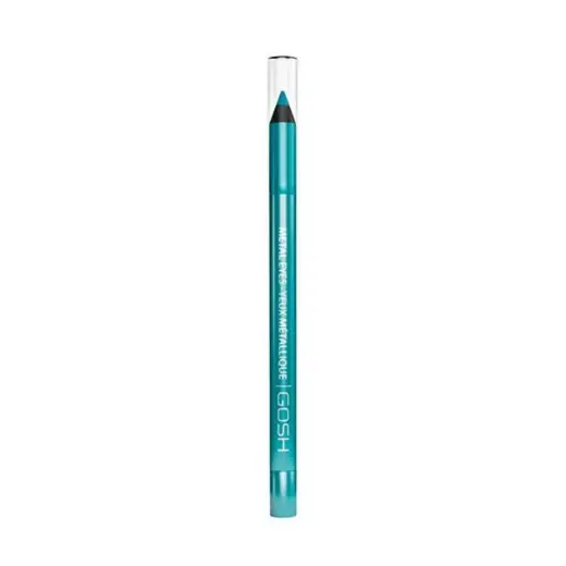 Gosh, Metal Eyes, Gel Pencil Eyeliner, 005, Turquoise, 1.2 g