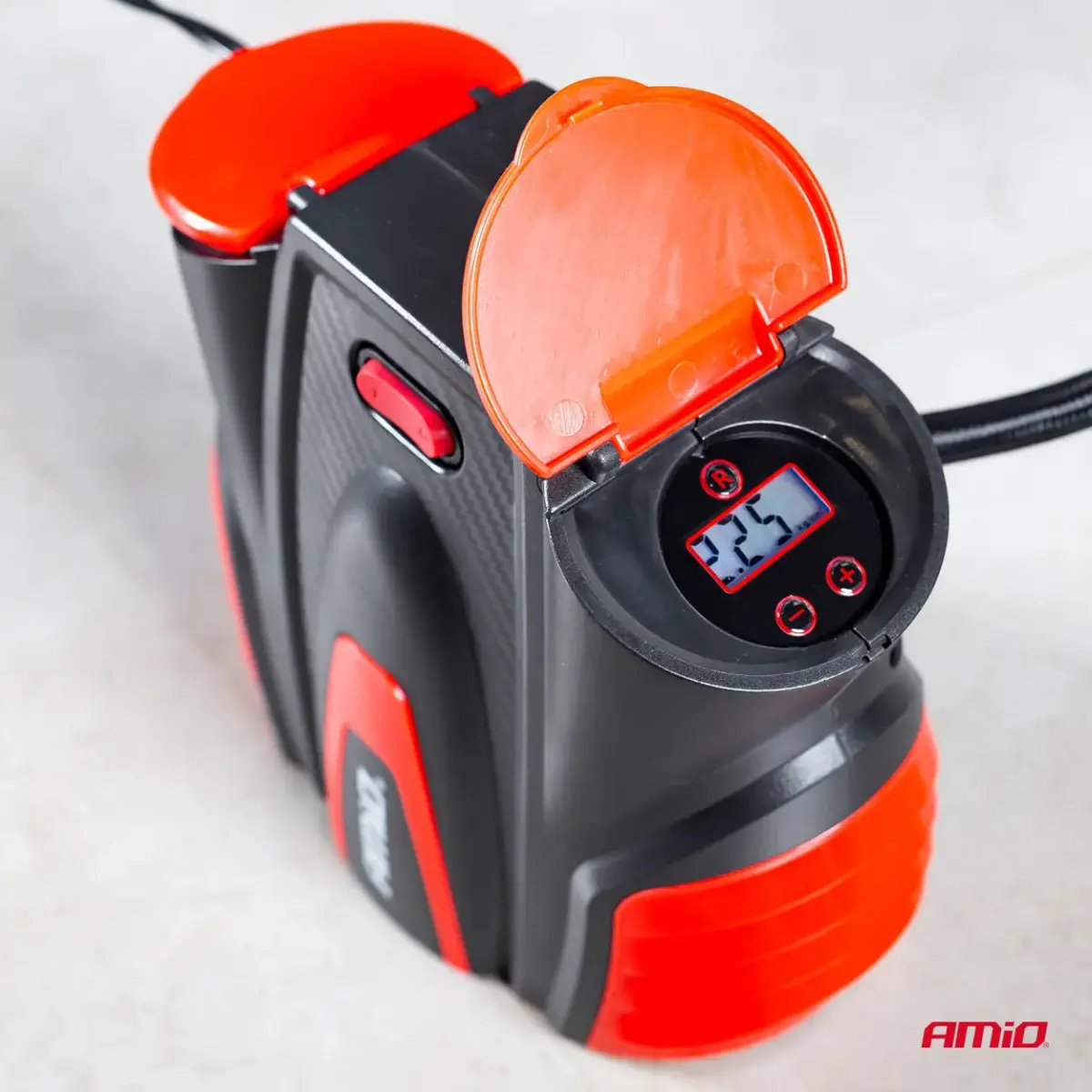Car Air compressor with digital pressure gauge and LED light 12V ACOMP-16