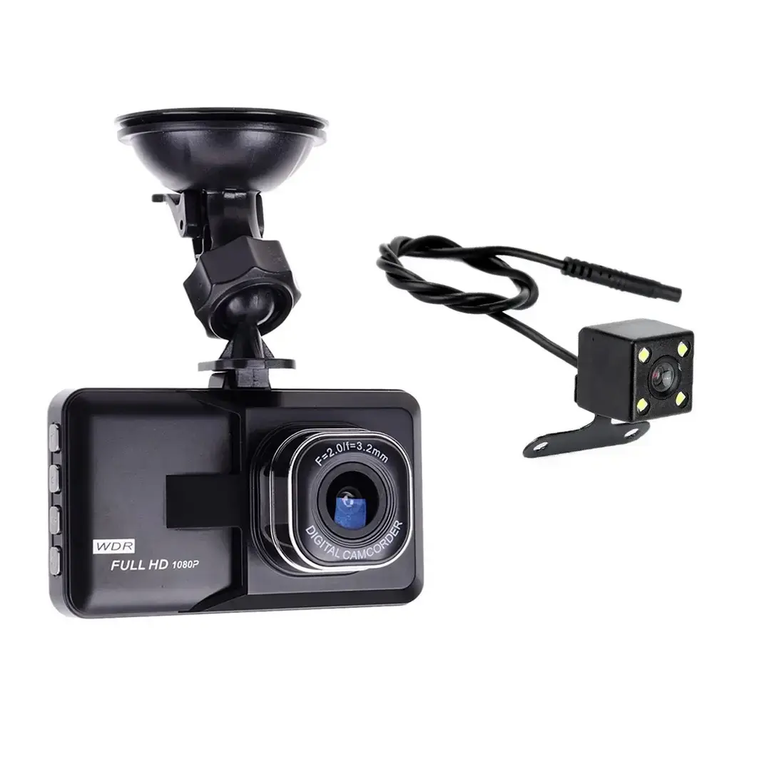 Car Dash Cam DVR-02 3,0 inches + rear camera
