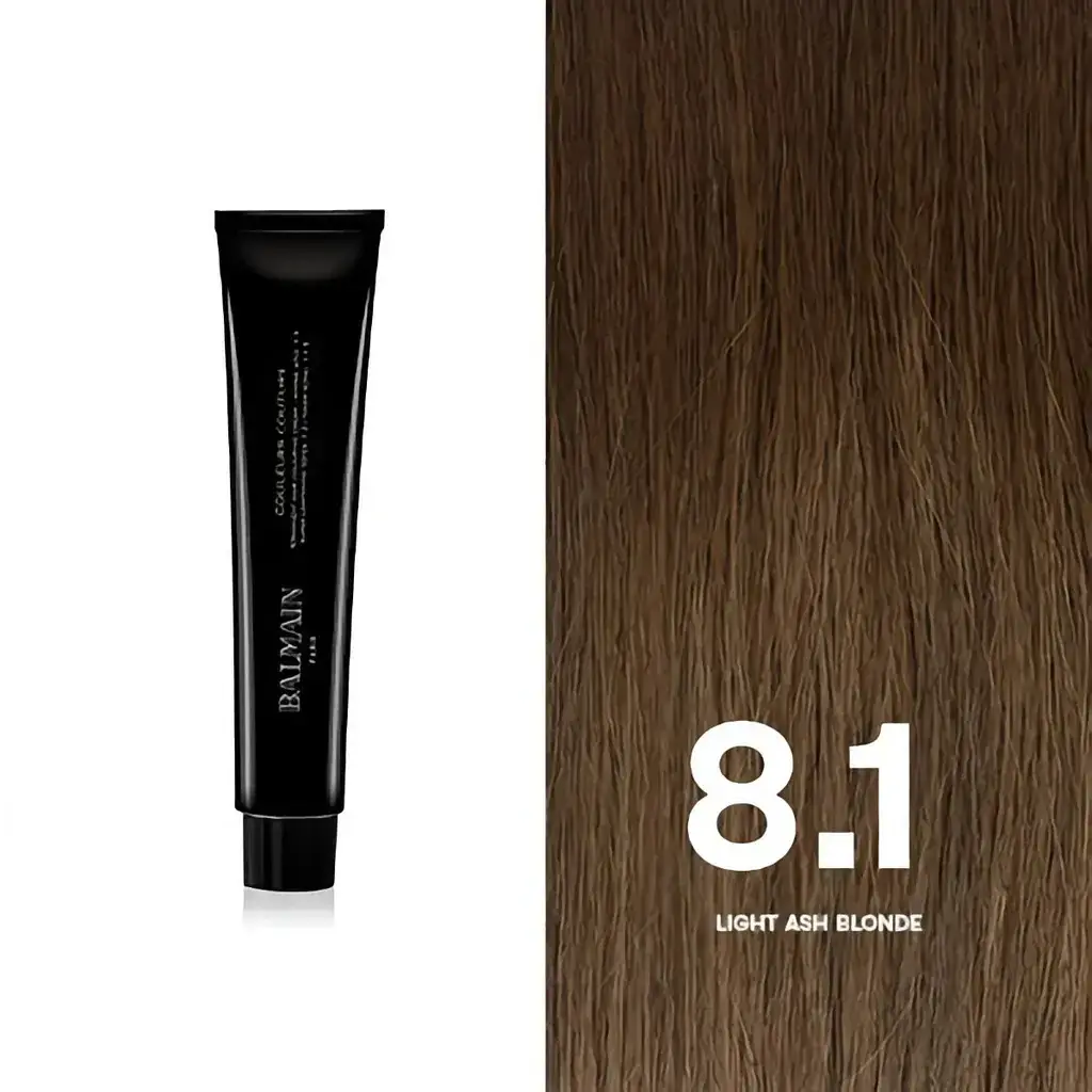Balmain Professionnel, Couleurs Couture, Permanent Hair Dye, 8.1 Light Ash Blonde, 60 ml