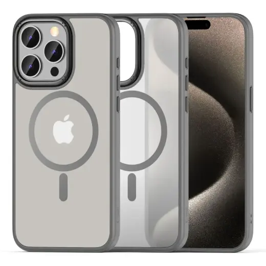 TECH-PROTECT MAGMAT "2" MAGSAFE IPHONE 15 PRO MATTE TITANIUM