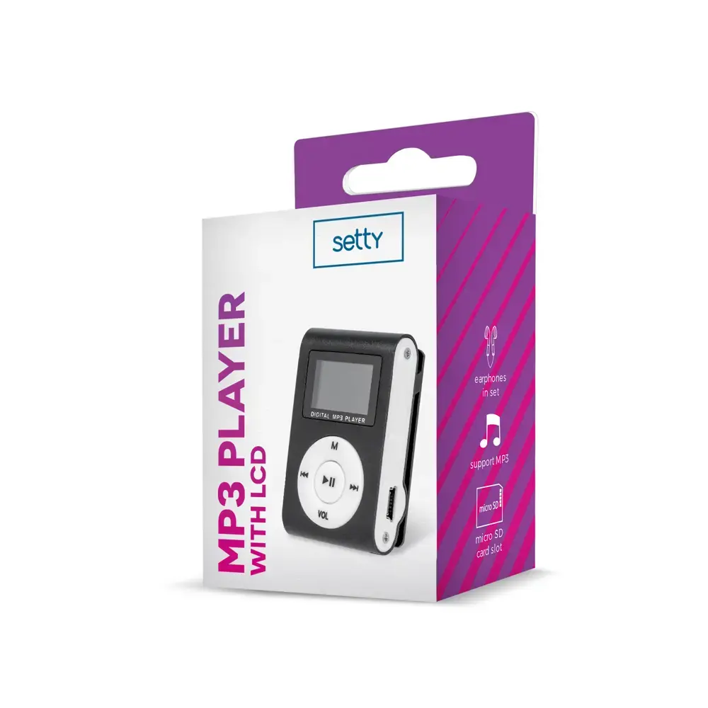 Setty MP3 atskaņotājs ar austiņām komplektā