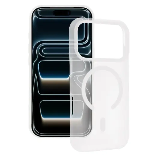 Tel Protect Mist Matte phone case with MagSafe support for Samsung Galaxy S26 (S942) transparent