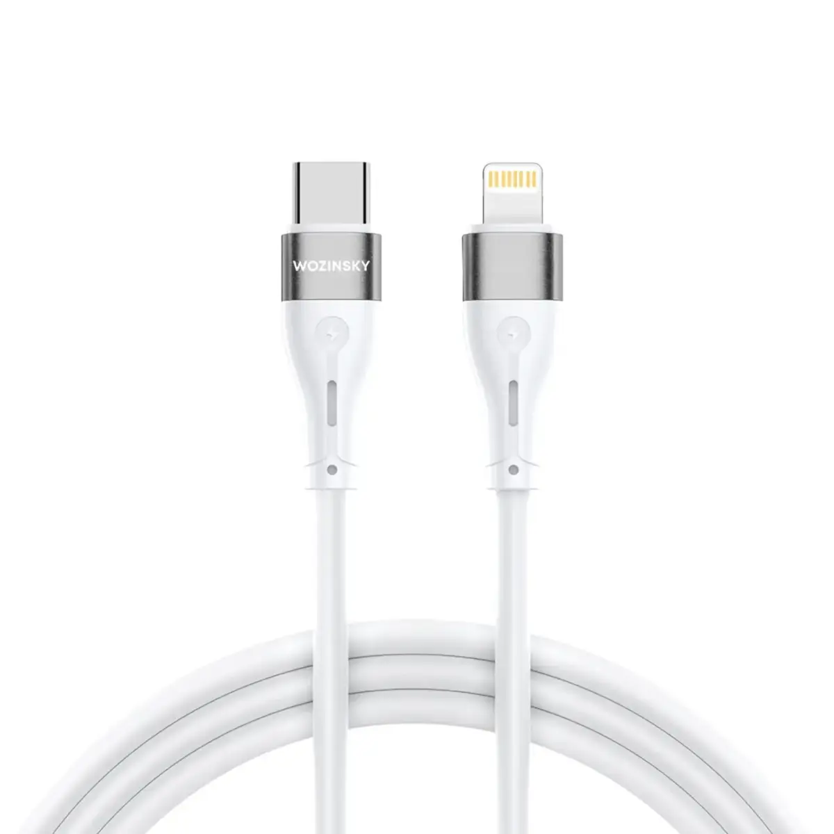 Wozinsky WSTCL2 data transfer and charging cable | USB-C to Lightning | 27W | 2m | white
