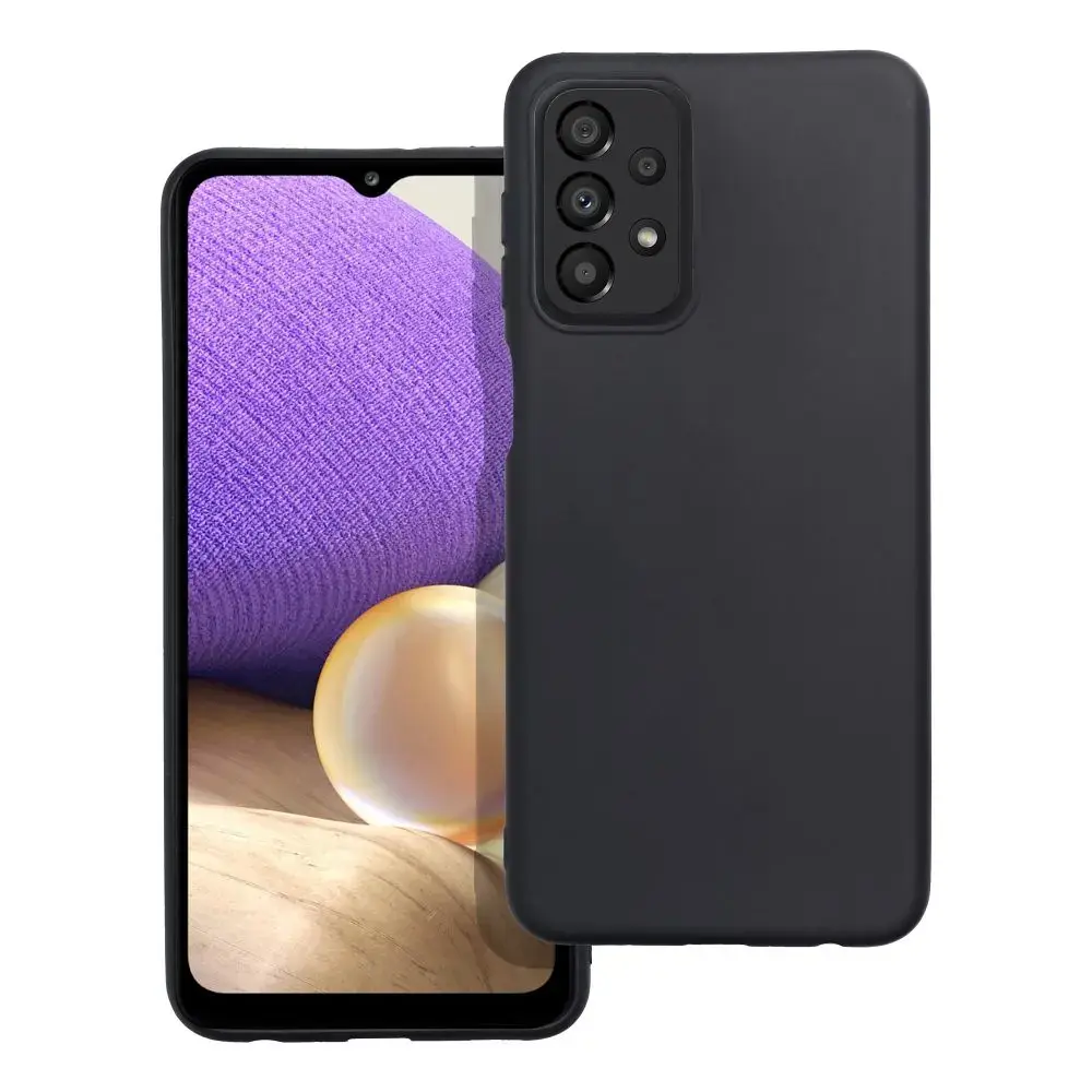 MATT maciņš telefonam Samsung Galaxy A23 5G (A236) melns