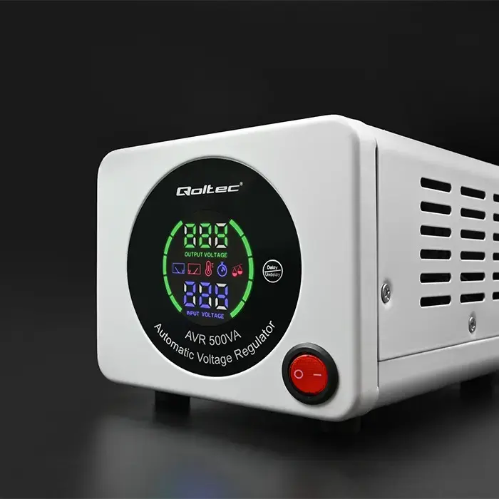 Qoltec Automatic Voltage Stabilizer AVR 500VA