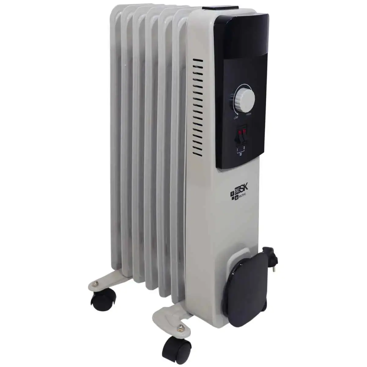 Eļļas radiators 7 sekcijas 1500W