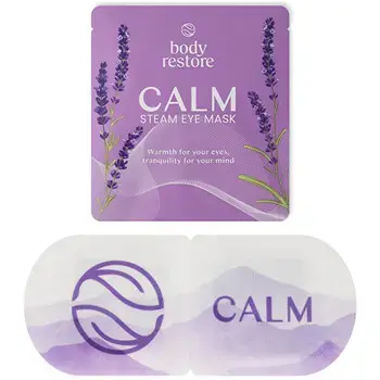 Body Restore CALM Steam Eye Mask ( Levandule ) - Samozahřívací maska na oční okolí 5.0ks