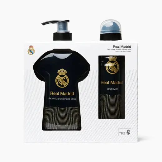 Set Real Madrid: Real Madrid, Liquid Soap, For Hands, 400 ml + Real Madrid, Scented Spray, For Men, 180 ml