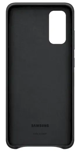 EF-VG980LBE Samsung Leather Cover for Galaxy S20 Black