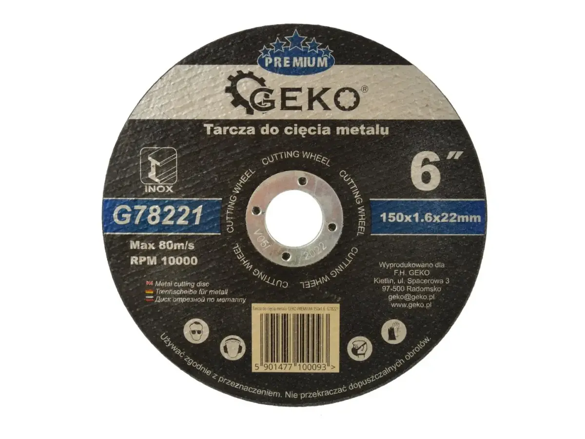 Metallilõikeketas GEKO Premium 150x1,6x22,2mm