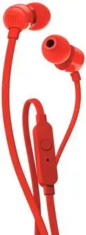JBL T110 Headsets with Microphone | 3.5 mm | red (EU Blister)