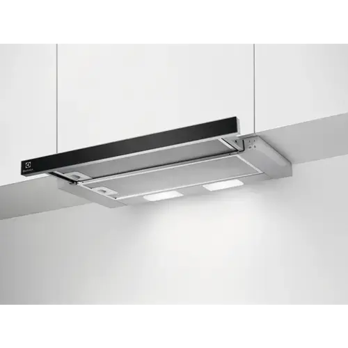Electrolux izvelkams tvaika nosūcējs, 60 cm, C, pelēks