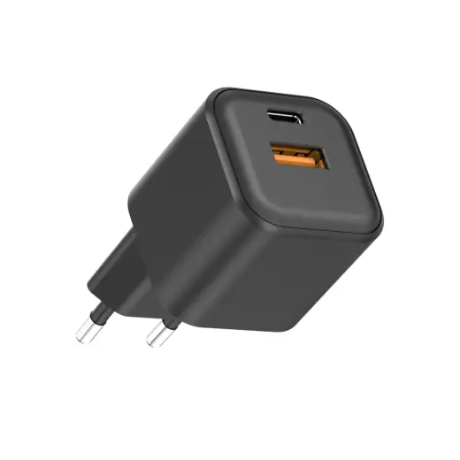 Setty LSGaN-AC-351 tīkla lādētājs | 35W | GaN | USB-A, USB-C | melns