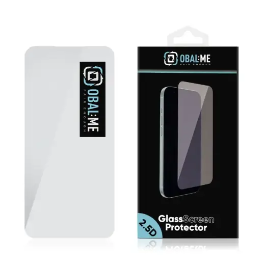 OBAL:ME 2.5D Glass Screen Protector for Motorola G77 Clear