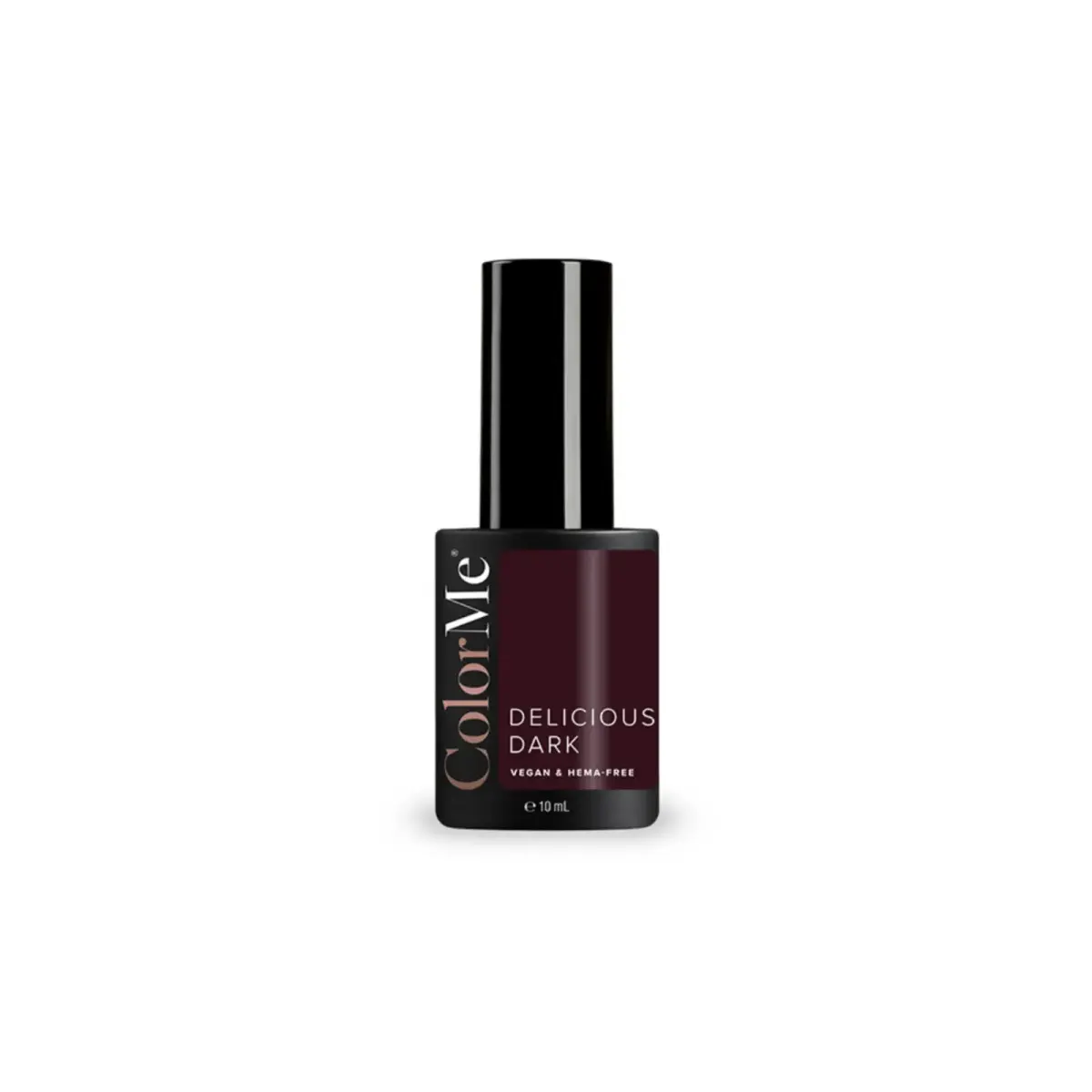 ColorMe Cosmetics, Delicious Dark, Gel, Semi-Permanent Nail Polish, 10 ml