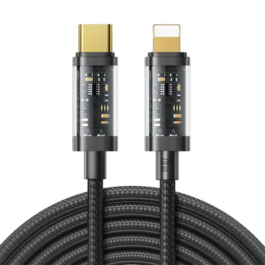 Joyroom S-CL020A20 datu pārraides un uzlādes vads | USB-C uz Lightning | 20W | 2m | melns