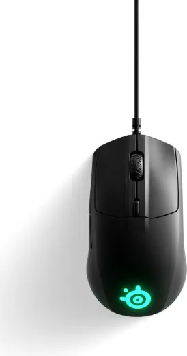 SteelSeries Rival 3 Gaming Mouse  Wired  Black