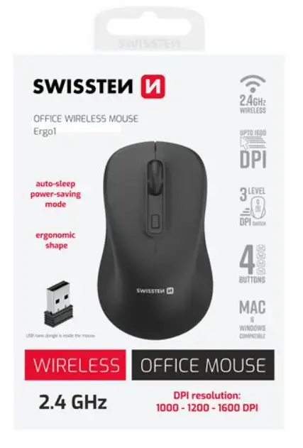 Swissten Office Bezvadu pele 59107310