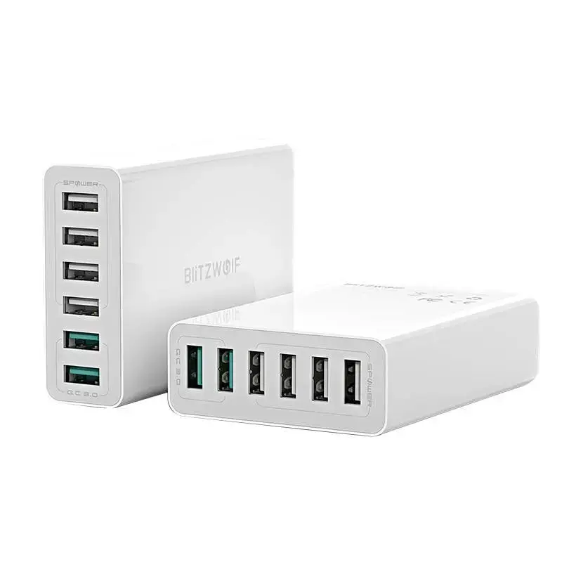 BlitzWolf BW-S15 travel charger | 60W | QC3.0 | USB-A | white
