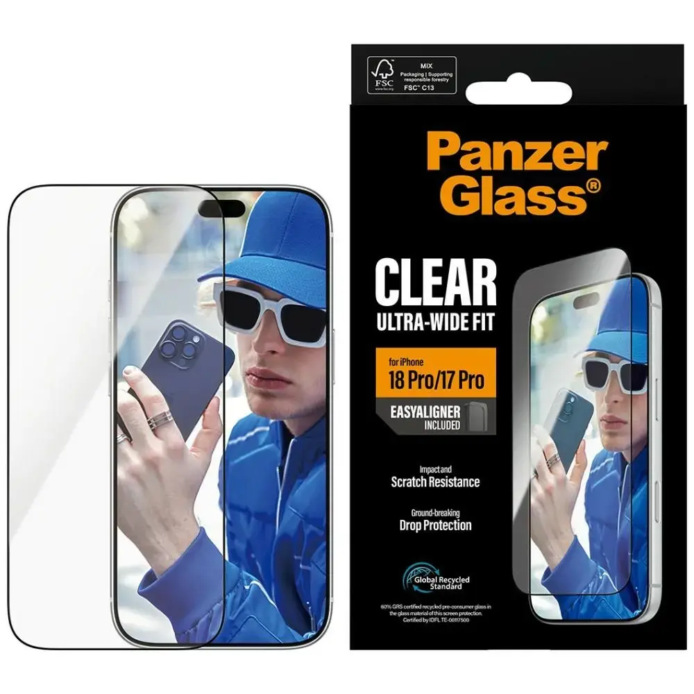 PanzerGlass Clear Ultra-Wide Screen Protector for