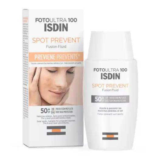 Isdin, Fotoultra 100, Prevents, Fluid, Face, SPF 50, 50 ml