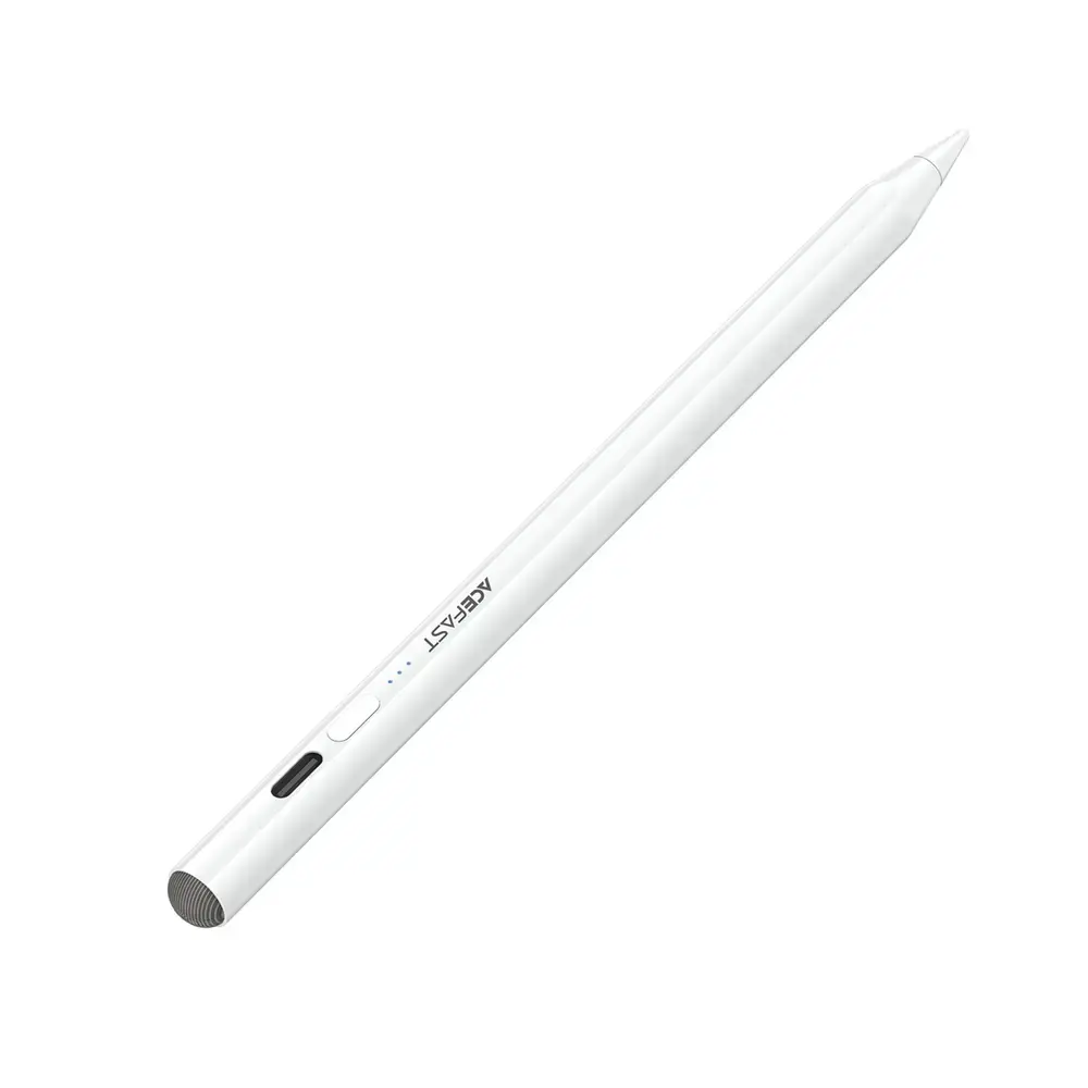 Acefast V2 Capacitive Stylus for iPad with 2 Interchangeable Tips - White