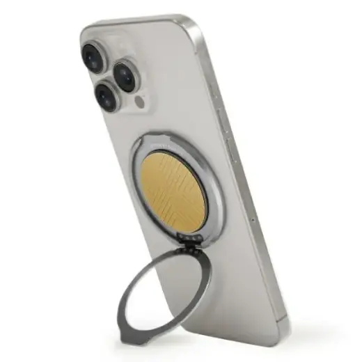 UNIQ Gripfit 360 Magnetic                 Mount&Kickstand Uchwyt Magnetyczny żółty|canary yellow