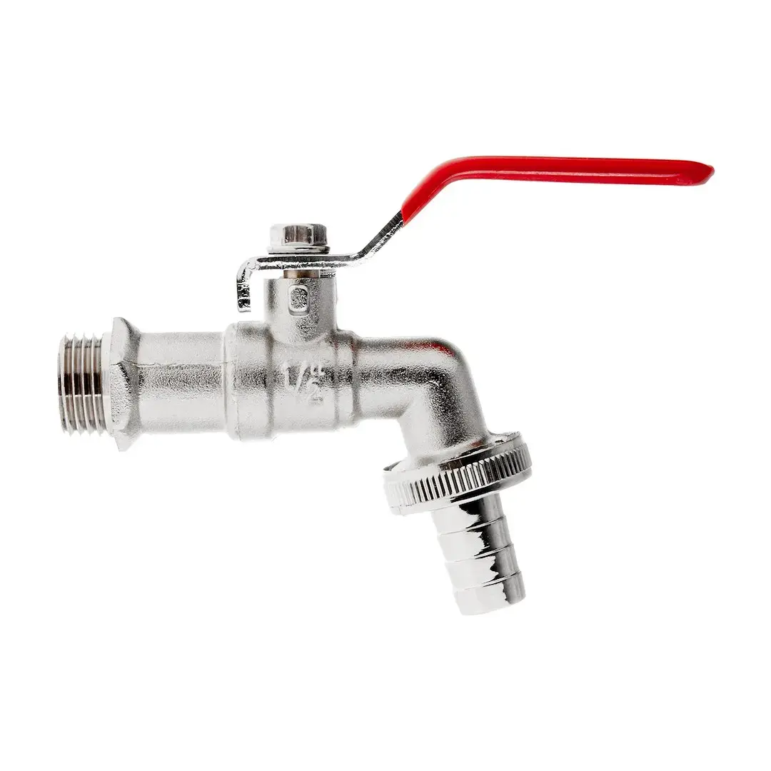 IBC komplekt – 1/2'' kraan 3/4'' väliskeermega + 1/2'' voolikuotsik