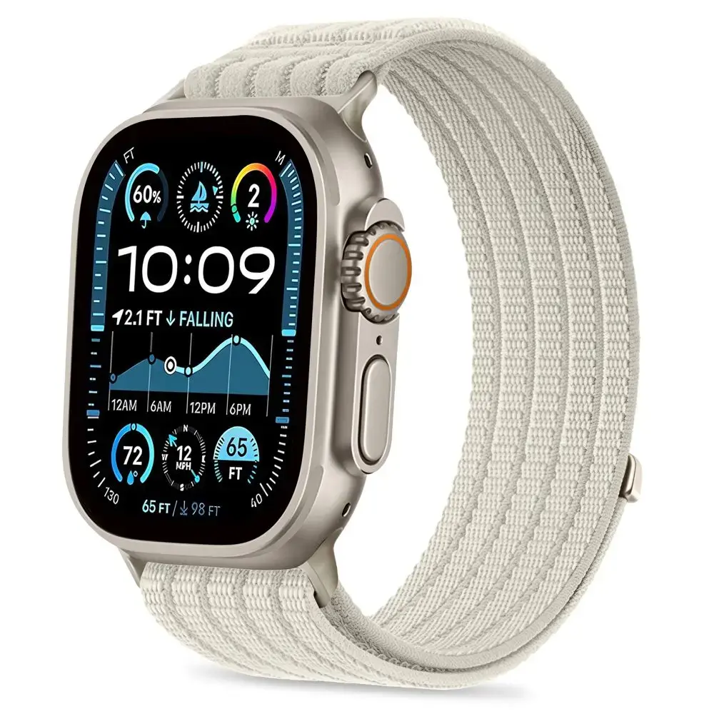 TECH-PROTECT NYLON SPORT APPLE WATCH 8 / 9 / 10 / 11 / SE / ULTRA (44 / 45 / 46 / 49 MM) STARLIGHT