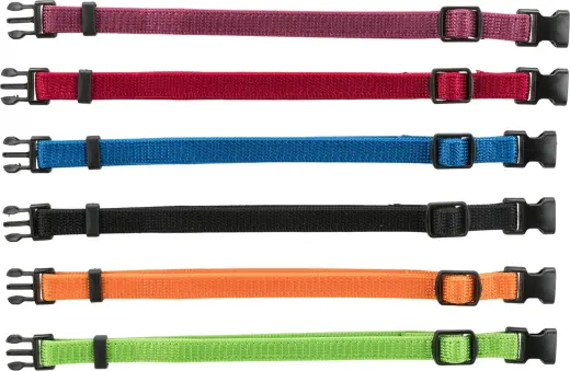 Kakla siksnu komplekts kucēniem : Trixie Puppy collars, S–M: 17–25 cm|10 mm, 6 gab.