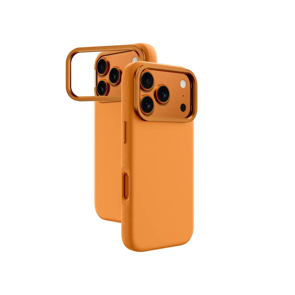 AmazingThing Glamour maciņš telefonam iPhone 17 Pro oranžs