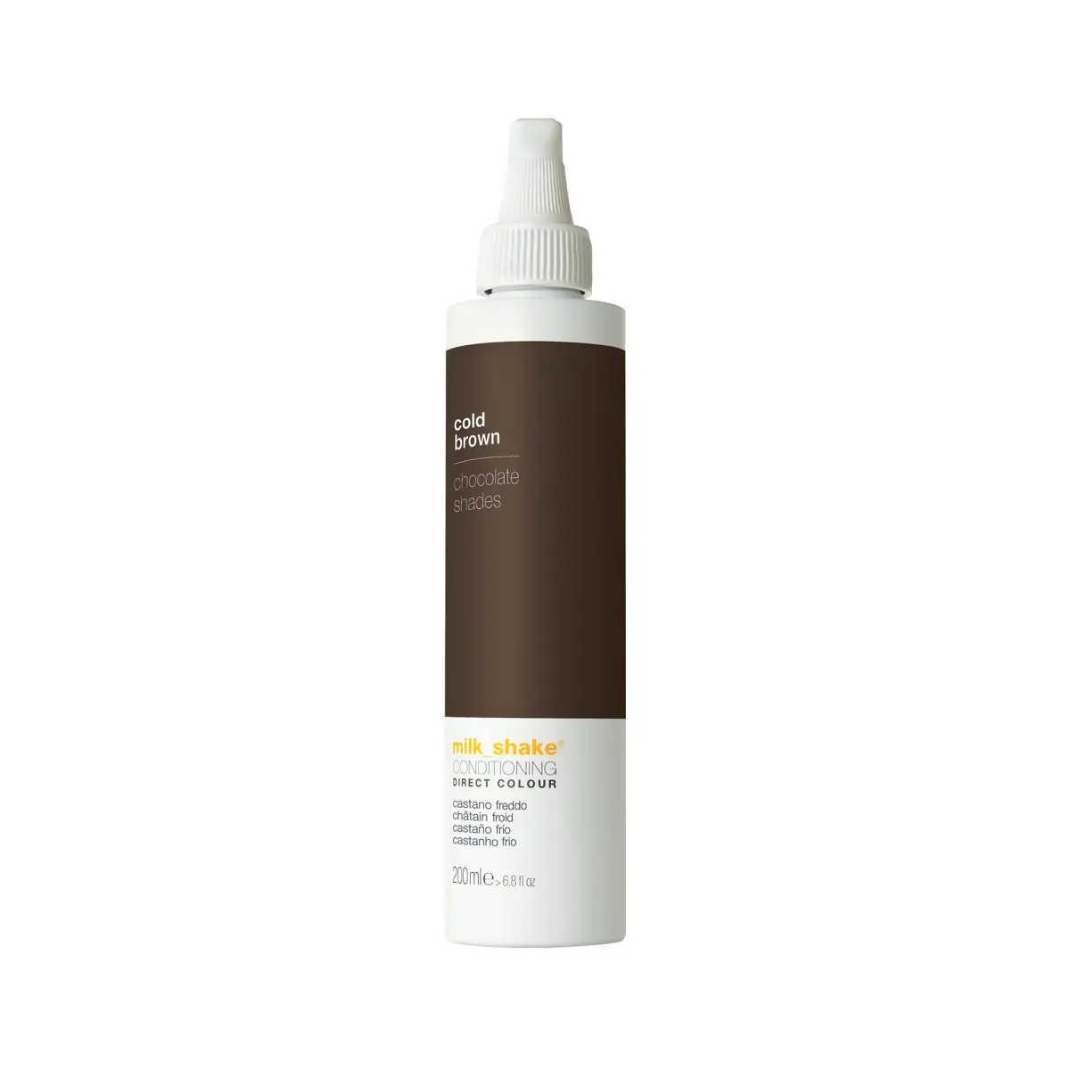 Milk Shake, Direct Colour, Ammonia-Free, Hair Colour Conditioner,  Cold Brown, 200 ml