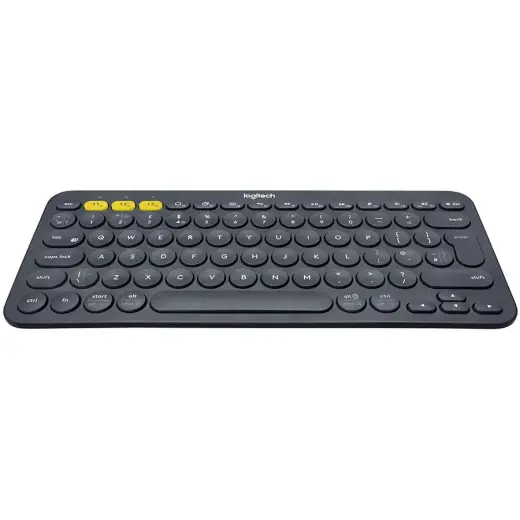 LOGITECH K380 Multi-Device Bluetooth Keyboard - DARK GREY - UK
