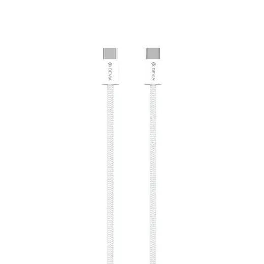 Devia cable Smart EC325 PD USB-C - USB-C 1,0 m 60W 3A white