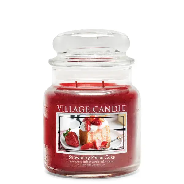 Village Candle Strawberry Pound Cake Candle